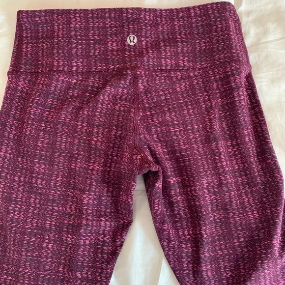 Lululemon Maroon Leggings - Size 4 - Picture 4 of 5